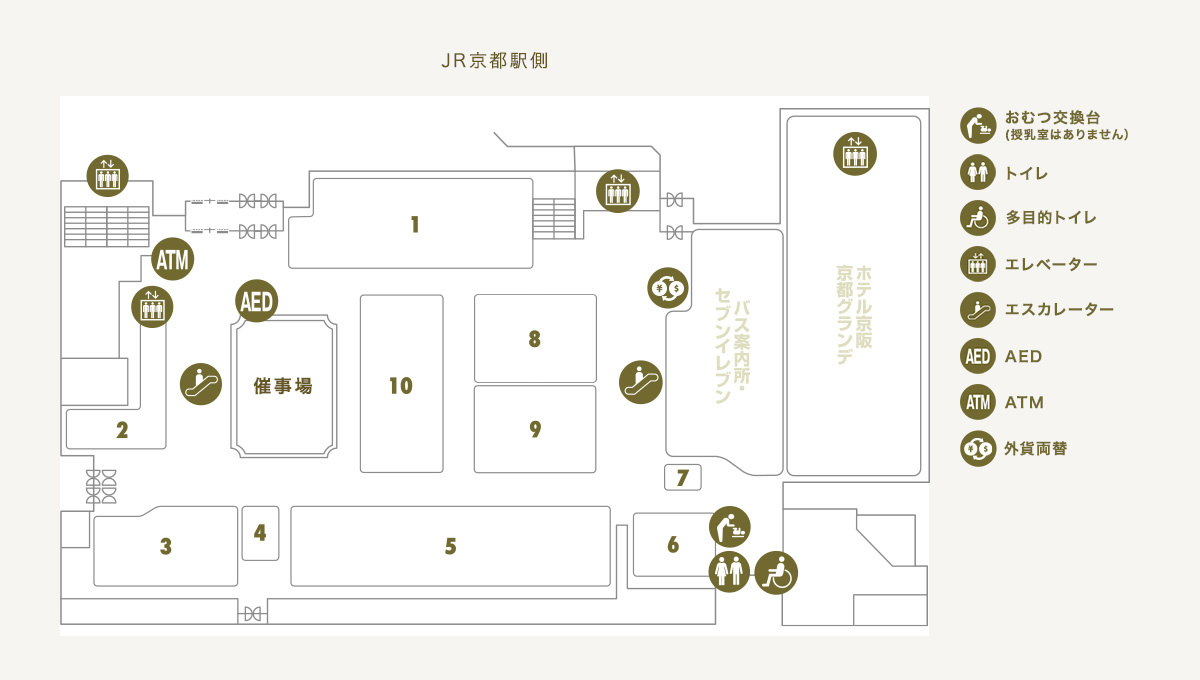 1F フロアマップ